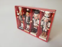 Comprar Set 4 Figuras Navideñas Soldados Cascanueces -2057