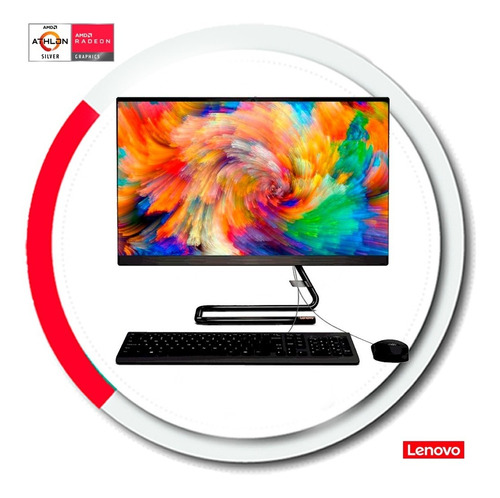 Aio Lenovo 3 - Amd® Athlon Silver (4gb+240gb Ssd) 21.5 