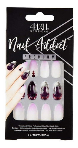 Ardell Nail Addict - Juego De Uñas Artificiales De Alta Cali