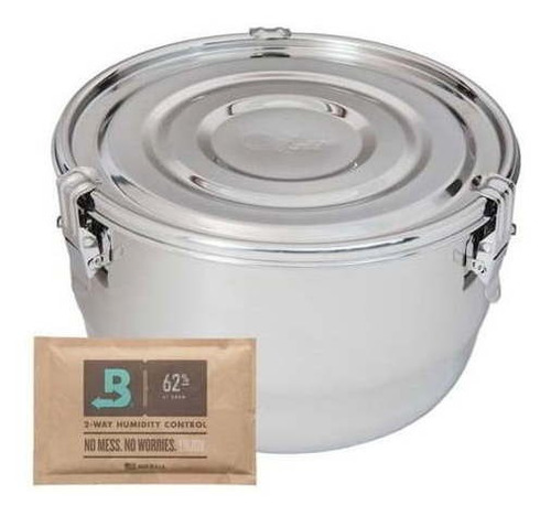 Imagen 1 de 7 de Cvault 8 Litros Contenedor Hermético Acero Inoxidable 500gr