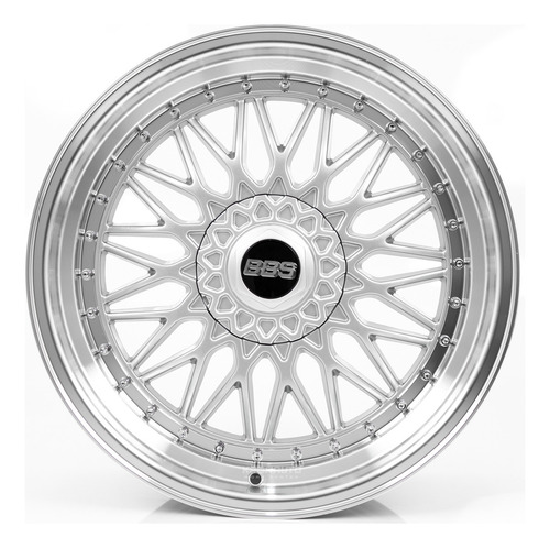 Rodas 18 Bbs Rs 5x112 Golf Gti Mk7 Audi A3 A4 Passat Jetta Cor Prateado