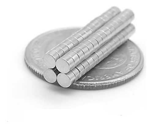 20 Imã De Neodímio Disco 3x2 Redondo Pequeno 3mm X 2mm N35