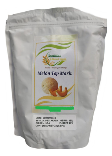 Semilla De Melon Top Mark B. 1/2 Lb Semillas La Ribera