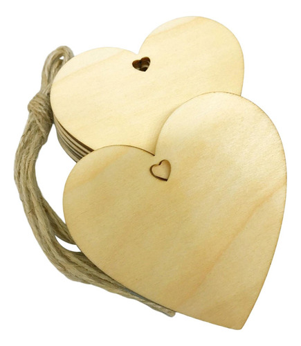 5 X 10 Unids Formas De Corazón Natural Decoraciones