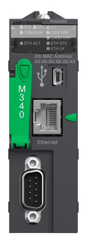 Bmxp3420302 Plc M340, Cpu,eth,can,usb,1024d,256a