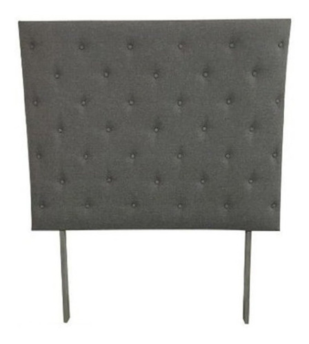 Cabecera Tela Gris Individual