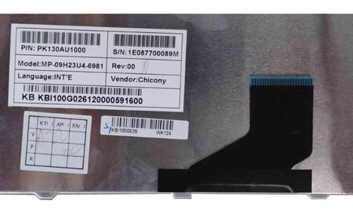 Teclado Para Netbook Acer Gateway Nav50 Inglês