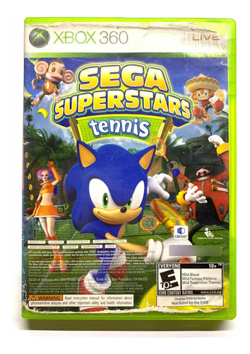Sega Superstars Tennis + Xbox Live Arcade Xbox 360