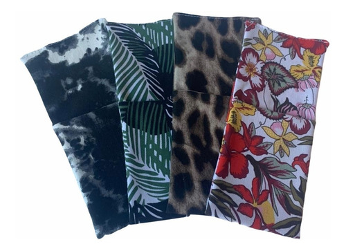 Imagen 2 de 9 de Porta Cubiertos De Tela Estampados De Utensillos Algodón