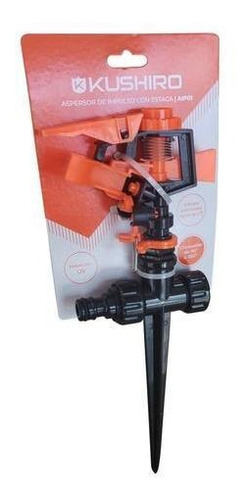 Imagen 2 de 4 de Aspersor Impulso Riego Regador Abs Estaca Premium Kushiro