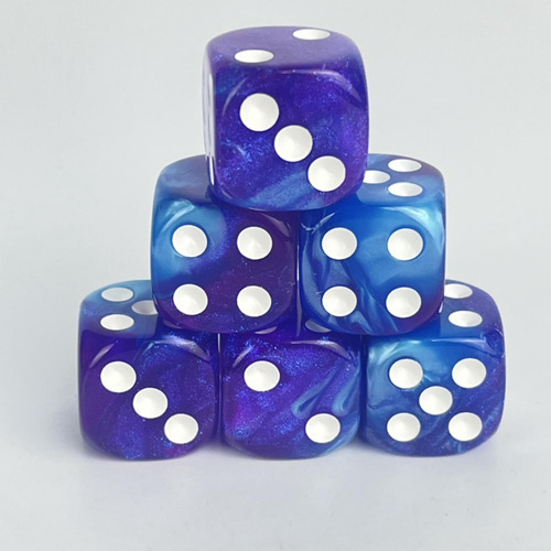 10 Uds. Juego De Dados De Dibujos Animados D6 Juego De Mesa