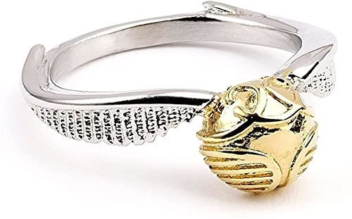 Anillos - Stainless Steel Golden Snitch Ring- Small