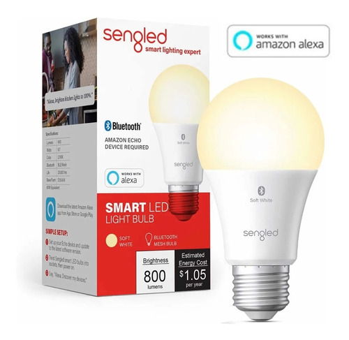 Bombillo Bombilla Inteligente Led Sengled Bluetooth Alexa 