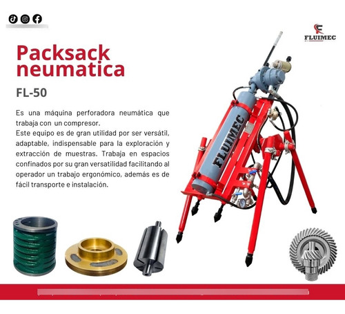 Fl-50: Perforadora Packsack (maquinaria Versátil)