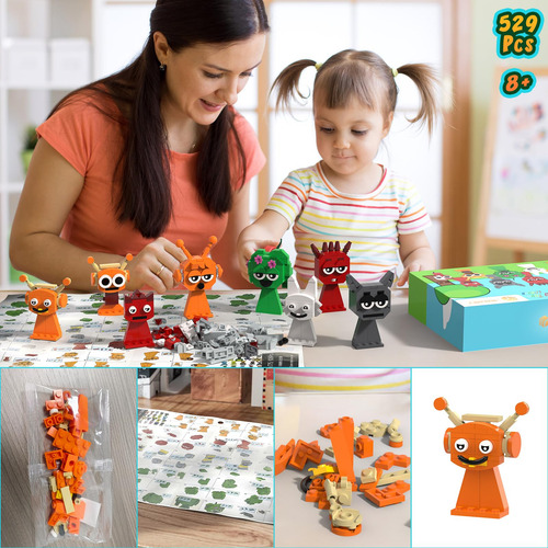 Bloques De Juego Musical Sprunki 10 Paquetes 226g 11.5cm