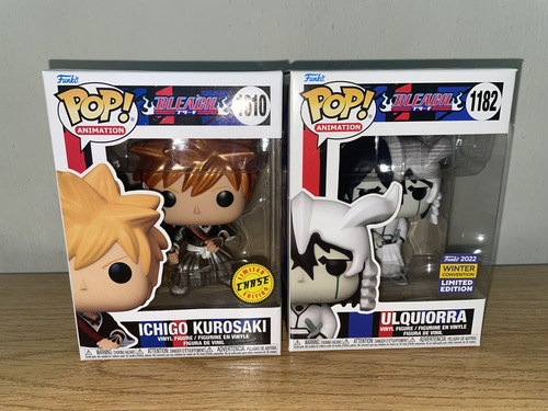Funko Pop Set 2 Piezas Bleach - Ichigo Chase Y Ulquiorra (Usado)