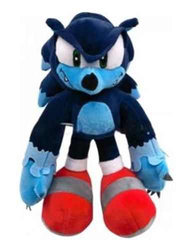 Peluche Sonic Azul 30cm  Importado