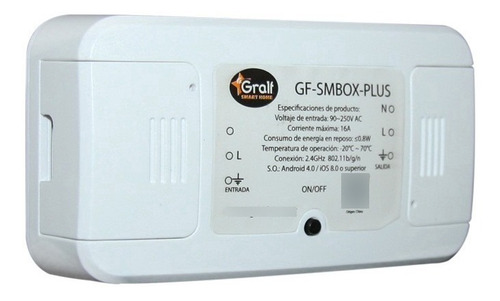 Interruptor Smart Home Wifi Gralf Smbox Plus