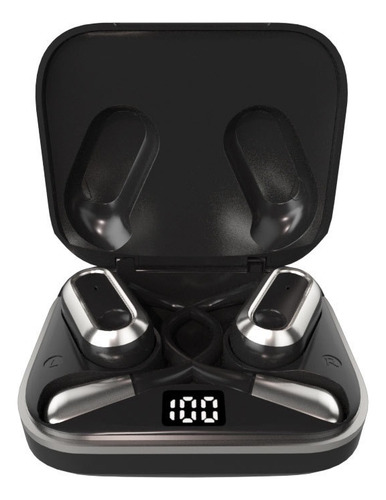Audífonos Bluetooth Con Ai Inteligencia Artificial Para El Asistente De Voz Táctiles Múltiples Funciones Con Cancelación Ruido Bluetooth 5.4 Manos Libres Deportivos Manos Libres Color Negro