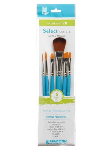 Princeton Select Artiste - Set 6 Pinceles Value Set 20