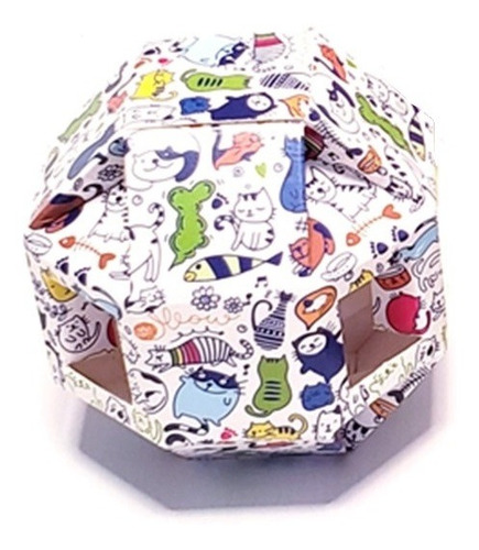 Imagem 5 de 6 de Brinquedo Comedouro Bolinha De Papel Para Gatos Paperballs