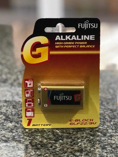 Pila Alcalina 9v Marca Fujitsu