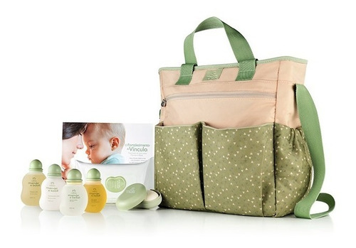 Kit Bolsa Maternidade Mamãe E Bebe + Produtos + Brinde