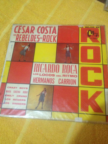 Rock Disco De Vinil Original 60s Varios 