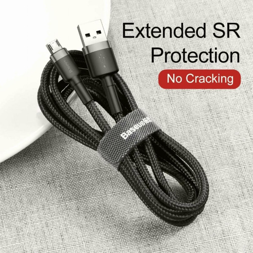 Baseus Cafule Cable Micro 2.4a 1m Gris
