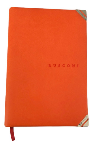 Agenda Rusconi Classic Medium Portada Naranja