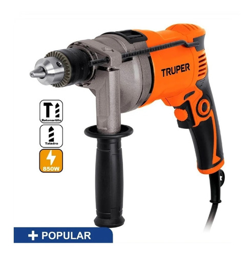 Taladro Rotomartillo Truper Roto-1/2a9 850 W