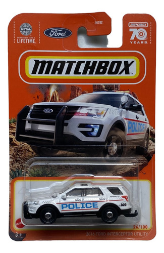 Matchbox 2023 (k) Ford 26/100 - 2016 Ford Interceptor Ut