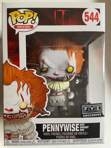 Funko Pop! Pennywise With Wrought Iron- Excl. Fye- Vaulted