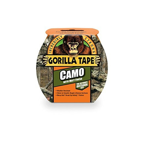 Tape Gorila, Camo Cinta Aislante, 1,88  X 9 Yd, Cubierto De 