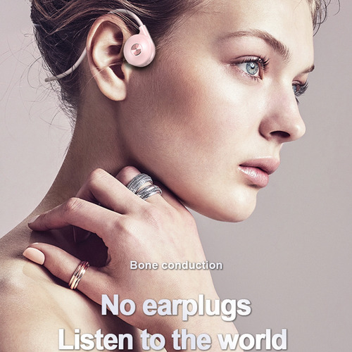 Audífono Inalámbrico Bluetooth Mic Auriculares De Conducció