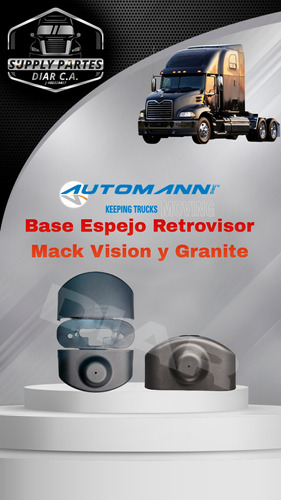 Base Plástica De Retrovisor Mack Vision Y Granite