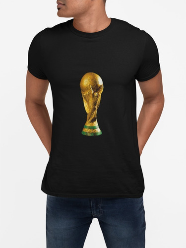 Polera Fifa World Cup Mundial De Futbol  Estampada Algodon