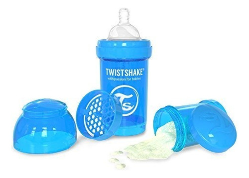 Biberón Twistshake Anticólico Anti Colic 6 Onzas Azul