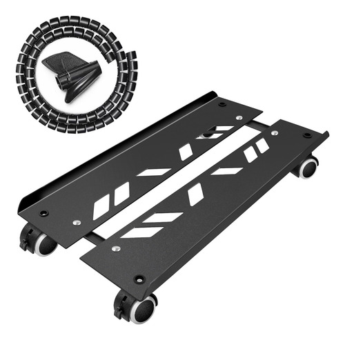 Soporte Ajustable Para Torre De Computadora Con Ruedas Girat