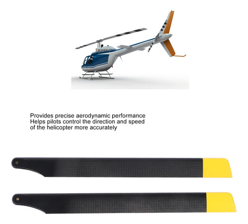 Lâmina De Rotor Principal Para Helicóptero Rc Flywing Bell20
