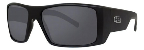 Óculos Sol Hb Rocker 2.0 Masculino Proteção Uv Cor Preto Cor da armação Preto fosco Cor da haste Preto Cor da lente Matte black Desenho Retangular