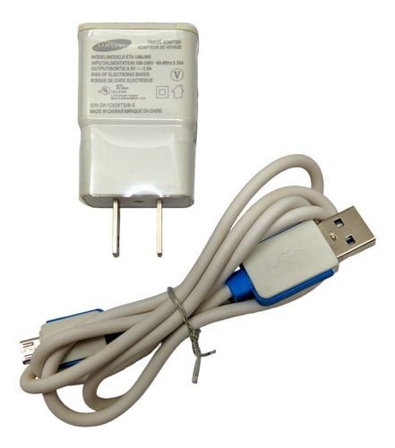 Cargador Samsung 2a Con Cable Micro Usb