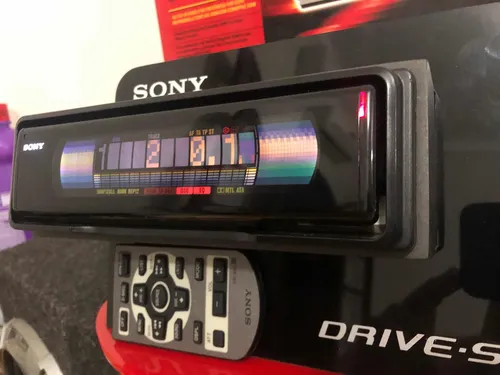Toca Cd Sony Xplod 2 Caras Máscara Negra Raridade Anos 2000