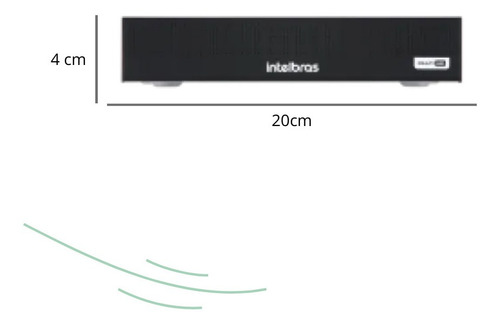Dvr 04 Canais 5mp Inteligência Vídeo Mhdx 3004 C Intelbras 127/220V