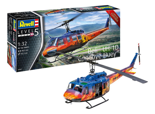 Bell Uh-1d Goodbye Huey - 1/32 - Revell 03867