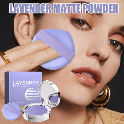 Polvo Compacto, Matificante, Color Transparente Para Piel Mi
