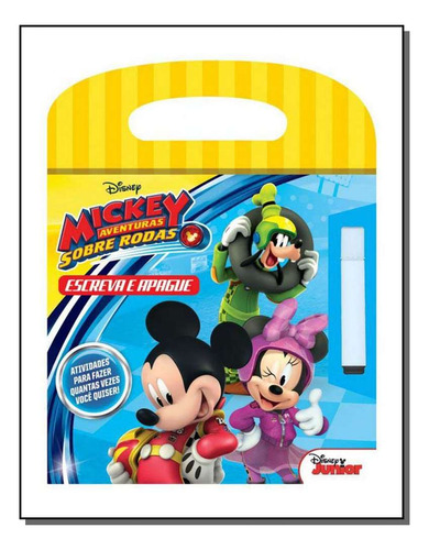Libro Mickey Aventura Sobre Rodas Escreva E Apague De Disney