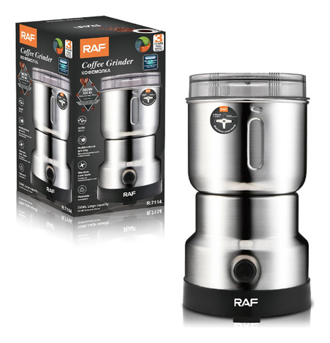 Moedor De Café Elétrico Raf 7114 - 110v Preto