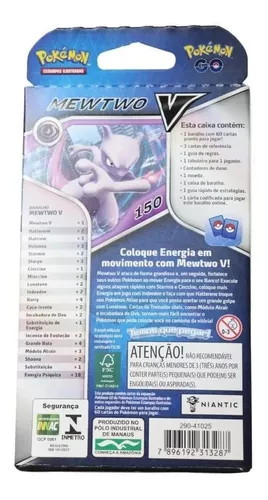 Carta Pokemon Mewtwo V-Astro Português Card Original Copag Pokémon Go