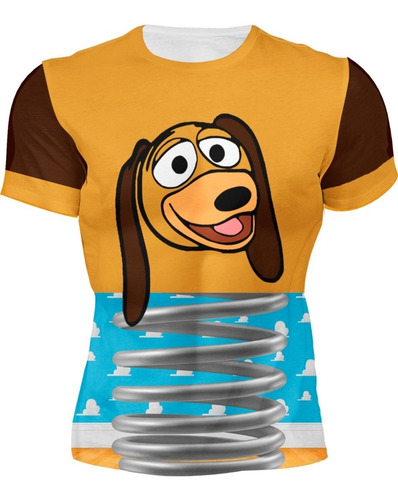 Playera Full Print PelĂcula Juguetes Perrito Resorte Slinky